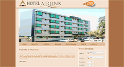 Desktop Screenshot of hotelairlink.com